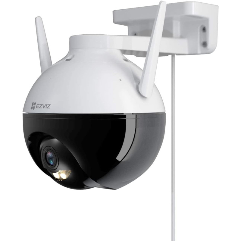 Ezviz C8C Security Camera, Outdoor PT Surveillance Camera 1080p WiFi Camera with 360 Visual Coverage, Color Night Vision, IP65 Waterproof, Motion Detection, Audio Pick Up, Support 256GB SD Card