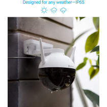 Ezviz C8C Security Camera, Outdoor PT Surveillance Camera 1080p WiFi Camera with 360 Visual Coverage, Color Night Vision, IP65 Waterproof, Motion Detection, Audio Pick Up, Support 256GB SD Card