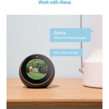 Ezviz C8C Security Camera, Outdoor PT Surveillance Camera 1080p WiFi Camera with 360 Visual Coverage, Color Night Vision, IP65 Waterproof, Motion Detection, Audio Pick Up, Support 256GB SD Card