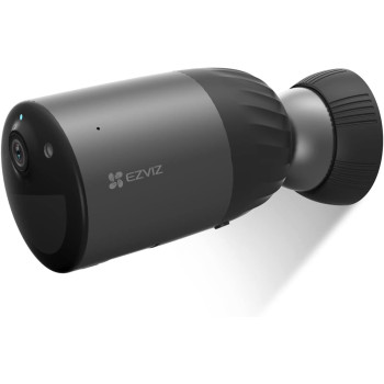 Ezviz BC1C Battery Security Camera Outdoor with 210-Day Battery Life, 1080P Colour Night Vision, Built-in 32 GB eMMC, Two-way Audio, Waterproof, PIR, No Base Station Required, Work with Solar Panel