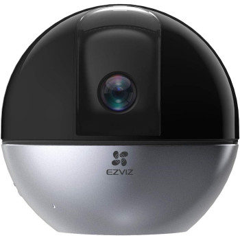 Ezviz C6W 4Mp Wifi Smart Home Indoor Security Camera Auto-Zoom Montion Tracking Human Detection 360 Degree Night Vision Privacy Shutter Two-Way Talk Instant Alarm With App Control Works With Alexa