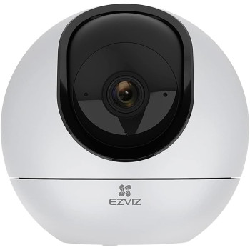 Ezviz C6 Security WiFi Camera, 2K+ Indoor Home camera with AI Powered Human & Pet Sound Detection, Night Vision, Auto-Zoom Tracking, Two Way Audio Calling, 2.4G/5G WiFi, SD Card/Cloud Storage