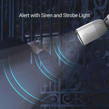 Ezviz BC1 3-Cam Kit Security Camera Outdoor Wireless, 365 Days Battery Life, Waterproof, Colour Night Vision, PIR Motion Detection, Two-way Audio, Cloud/SD Storage Option, Compatible with Solar Panel