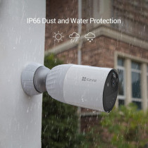 Ezviz BC1 3-Cam Kit Security Camera Outdoor Wireless, 365 Days Battery Life, Waterproof, Colour Night Vision, PIR Motion Detection, Two-way Audio, Cloud/SD Storage Option, Compatible with Solar Panel