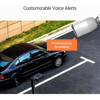 Ezviz BC1 3-Cam Kit Security Camera Outdoor Wireless, 365 Days Battery Life, Waterproof, Colour Night Vision, PIR Motion Detection, Two-way Audio, Cloud/SD Storage Option, Compatible with Solar Panel