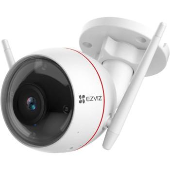 Ezviz C3W Pro Smart Security Camera, Outdoor WiFi Camera 4MP with Color Night Vision, Two-Way Talk, Customizable Voice Alerts, IP67 Dust and Water Protection, Easy Installation, Works with Alexa
