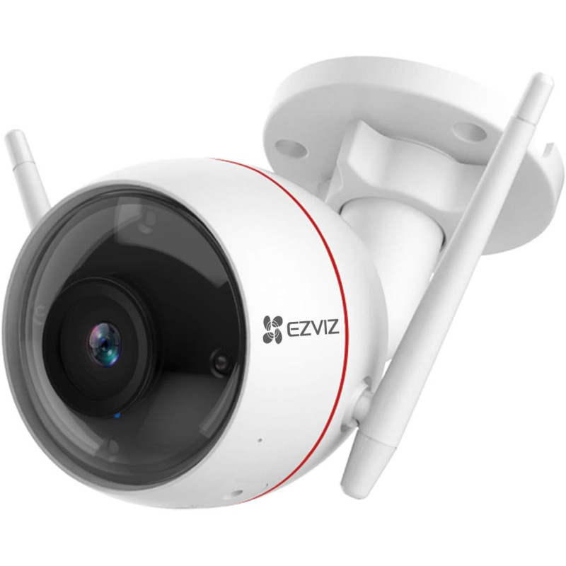 Ezviz C3W Pro Smart Security Camera, Outdoor WiFi Camera 4MP with Color Night Vision, Two-Way Talk, Customizable Voice Alerts, IP67 Dust and Water Protection, Easy Installation, Works with Alexa