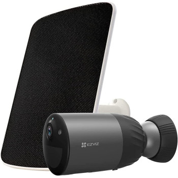 Ezviz BC1C Kit Security Camera with Battery,1080p Outdoor Wifi CCTV, Free 32 GB eMMc Local Storage, PIR Motion, smart Human Detection, Two-way Talk, Color Night Vision, Waterproof