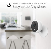 Ezviz Cs- C1C-B -1D2Wfr C1C Ip Camera Wifi Home Security Baby Monitor 130 Vision/1080P Full Hd/12M Night Vision /Two Way Talk/ Easy Installation Magnetic Base Support Up To 256G Memory Card