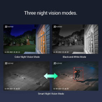 Ezviz C8C Security Camera, Outdoor PT Surveillance Camera 1080p WiFi with 360 Visual Coverage, Color Night Vision, IP65 Waterproof, Motion Detection, Audio Pick Up, Support 256GB SD Card