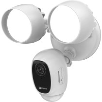 Ezviz LC1C-Floodlight Cam - WiFi Smart Home Security Camera White - Wired - Led lights - Two way talk - Full HD live video - Outdoor - Motion Detection - Night Vision