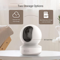 Ezviz 1080P Full HD CCTV Camera for Home, Baby Pet Monitor with Motion Detection, Smart Tracking, Smart Night Vision, 2-Way Audio, Compatible with Alexa(TY1)