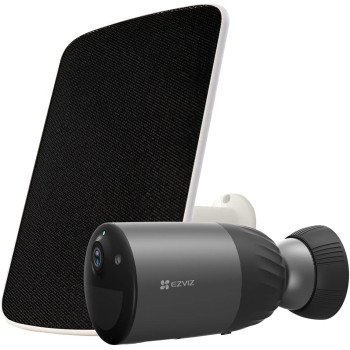 Ezviz BC1C 2MP KIT Security Camera Outdoor Wireless, Large Rechargable Battery, Free 32 GB Local Storage, PIR Motion Detection, Two-way Talk, Colour Night Vision, Waterproof, H.265(BC1C 2MP KIT)
