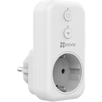 Ezviz CS-T31-16B-UK T31 Wi-Fi Smart Plug EU Standard Works With Smartphone, White