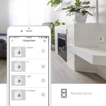 Ezviz CS-T31-16B-UK T31 Wi-Fi Smart Plug EU Standard Works With Smartphone, White