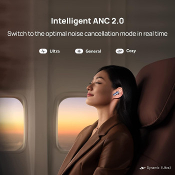 Huawei FreeBuds Pro 2, Dual Speaker True sound, Pure Voice, Intelligent ANC 2.0, Triple Adaptive EQ, Dual Device Connection, Silver Frost, 55035845, Huawei Freebuds Pro2