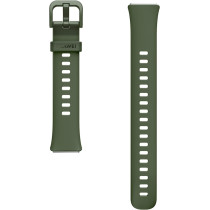 Huawei Band 7 Smartwatch Health and Fitness Tracker, Slim bezel less screen, 2 week battery life, 55029048, Small, Wilderness Green