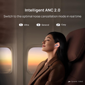 Huawei FreeBuds Pro 2, Dual Speaker True sound, Pure Voice, Intelligent ANC 2.0, HWA and Hi Res Audio Wireless Certified, Ceramic White, 55035847, Pro2