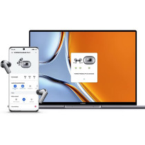 Huawei FreeBuds Pro 2, Dual Speaker True sound, Pure Voice, Intelligent ANC 2.0, HWA and Hi Res Audio Wireless Certified, Ceramic White, 55035847, Pro2