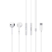 Huawei Hi-Res Classic In-ear Earphones Wired Control Headphones USB Type-C Edition for Huawei Mate 10 - White