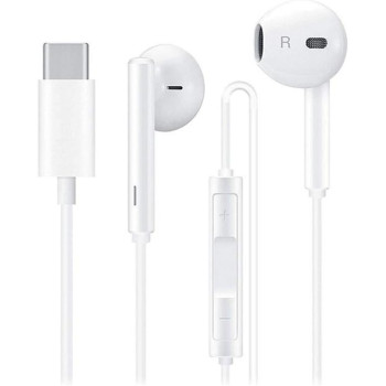 Huawei Hi-Res Classic In-ear Earphones Wired Control Headphones USB Type-C Edition for Huawei Mate 10 - White