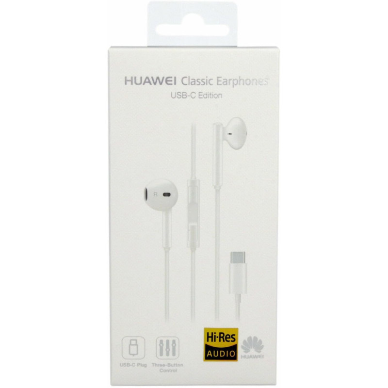 Huawei 55030088 Headphones Type C, White