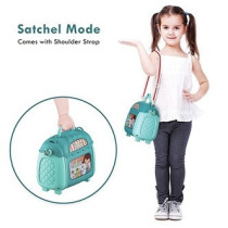 Little Story Role Play Shopkeeper/Supermarket Toy Set Satchel (35 Pcs) - Green, 3-In-1 Mode For 3Years+, Unisex (LS_RPST_MSGR)