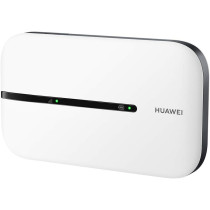 Huawei E5576-320-WHT Mobile Wi-Fi 3S, 4G LTE (CAT4) Hotspot, Download Speed 150 Mbps, Rechargeable 1500 mAh Battery, No Configuration Required, Unlocked Portable for Travel, Business - White
