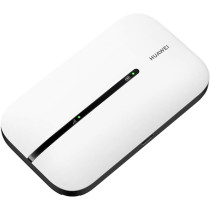 Huawei E5576-320-WHT Mobile Wi-Fi 3S, 4G LTE (CAT4) Hotspot, Download Speed 150 Mbps, Rechargeable 1500 mAh Battery, No Configuration Required, Unlocked Portable for Travel, Business - White