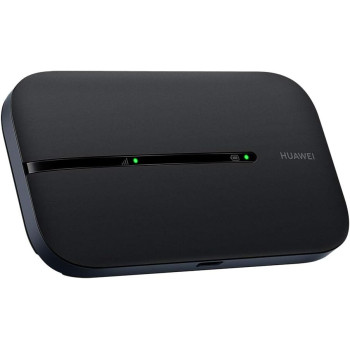 Huawei E5576-320-BLK Mobile Wi-Fi 3S, 4G LTE (CAT4) Hotspot, Download Speed 150 Mbps, Rechargeable 1500 mAh Battery, No Configuration Required, Unlocked Portable for Travel, Business - Black
