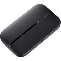 Huawei E5576-320-BLK Mobile Wi-Fi 3S, 4G LTE (CAT4) Hotspot, Download Speed 150 Mbps, Rechargeable 1500 mAh Battery, No Configuration Required, Unlocked Portable for Travel, Business - Black