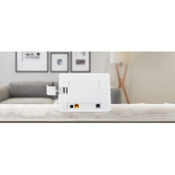 Huawei B311-221 150 Mbps 4G Lte Wireless Router/Mobile Wi-Fi, A Ge Lan/Wan Port, 300 Wi-Fi Speed - White