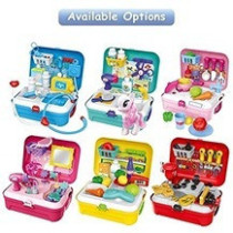 Little Story Role Play Mechanic/Builder Toolbox Backpack (25 Pcs) - Red For 3Years+, Unisex (LS_RPBP_TSRD)
