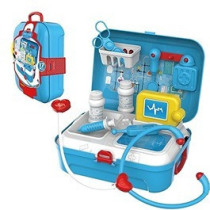 Little Story Role Play Hospital/Doctor Set Box Backpack (17 Pcs) - Blue For 3Years+, Unisex (LS_RPBP_DRBU)