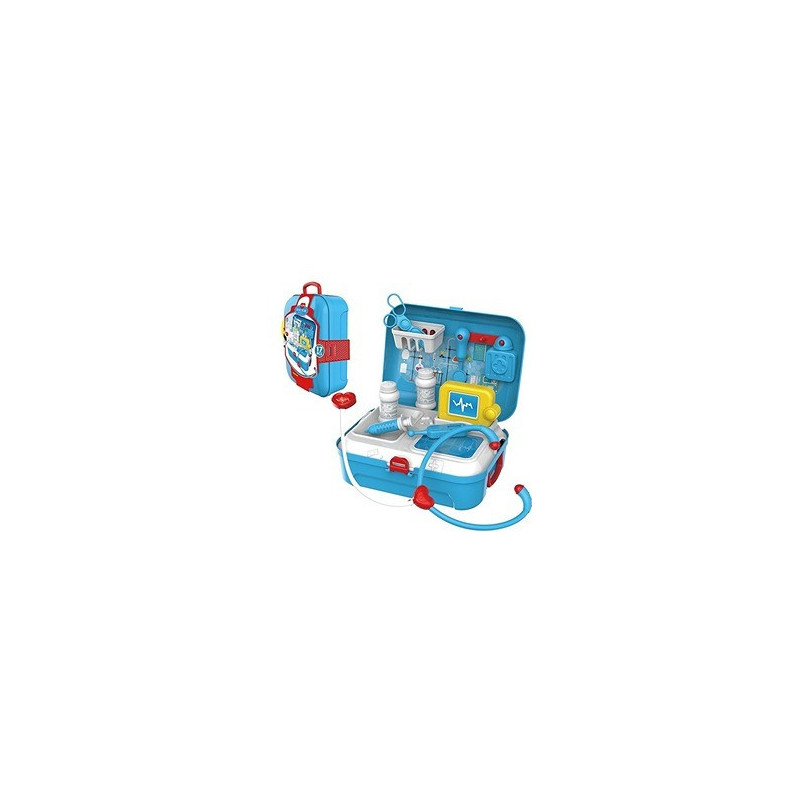 Little Story Role Play Hospital/Doctor Set Box Backpack (17 Pcs) - Blue For 3Years+, Unisex (LS_RPBP_DRBU)