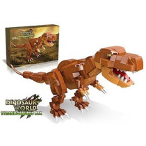 Little Story Block (Leg Godt) Toy Dinosaurs World - Tyrannosaurus Rex (350 Pcs) For 3Years+, Unisex (LS_CTDIWO_TR)