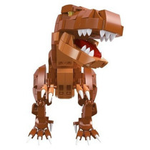Little Story Block (Leg Godt) Toy Dinosaurs World - Tyrannosaurus Rex (350 Pcs) For 3Years+, Unisex (LS_CTDIWO_TR)