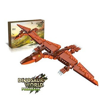 Little Story Block (Leg Godt) Toy Dinosaurs World - Pterosaur (242 Pcs) For 3Years+, Unisex (LS_CTDIWO_PT)