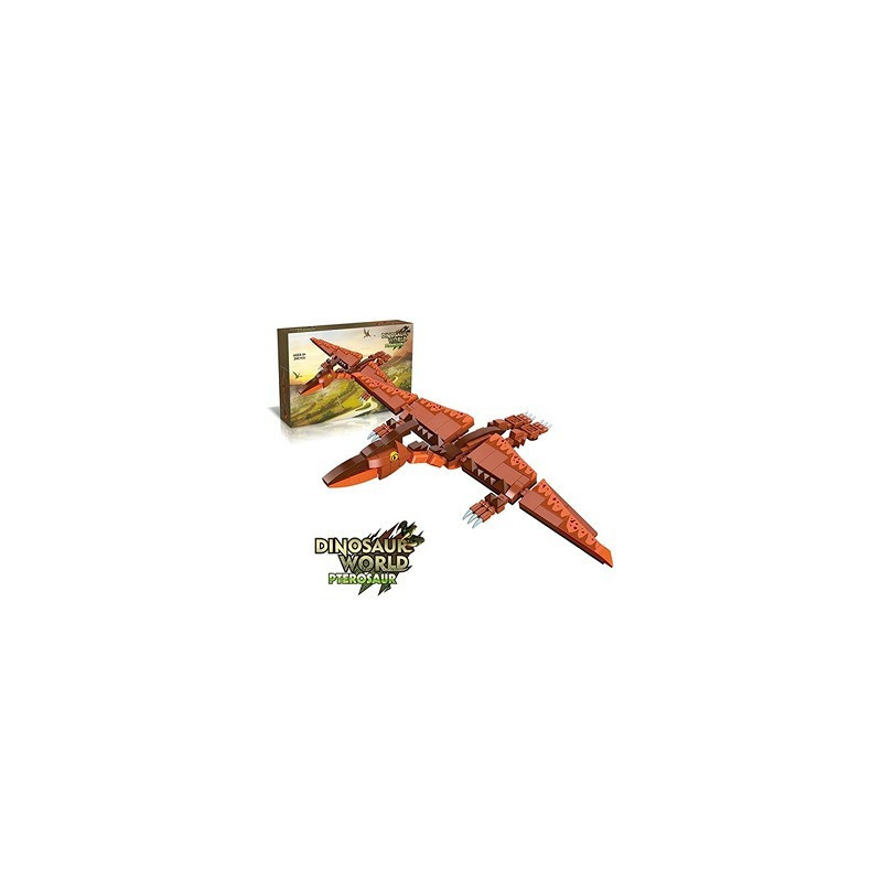 Little Story Block (Leg Godt) Toy Dinosaurs World - Pterosaur (242 Pcs) For 3Years+, Unisex (LS_CTDIWO_PT)