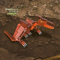 Little Story Block (Leg Godt) Toy Dinosaurs World - Pterosaur (242 Pcs) For 3Years+, Unisex (LS_CTDIWO_PT)