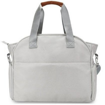 Little Story Quilted Diaper Bag w/ Pacifier Pouch-Grey For All Ages, Unisex (LS_DP&P2_GY)