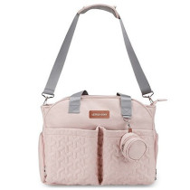 Little Story Quilted Diaper Bag w/ Pacifier Pouch-Pink For All Ages, Unisex (LS_DP&P2_PI)