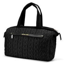 Little Story Quilted Diaper Bag w/ Shoulder Strap-Black For All Ages, Unisex (LS_DPQ_BK)