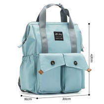Little Story Elite Diaper Bag w/ Stroller Hooks & Changing mat -Blue For All Ages, Unisex (LS_DPEL_BU)