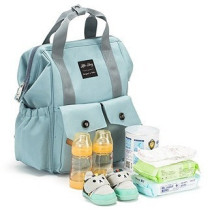 Little Story Elite Diaper Bag w/ Stroller Hooks & Changing mat -Blue For All Ages, Unisex (LS_DPEL_BU)