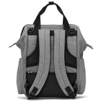 Little Story Elite Diaper Bag w/ Stroller Hooks And Changing mat, Grey For All Ages, Unisex (LS_DPEL_GY)
