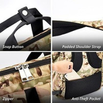 Little Story Elite Diaper Bag w/ Stroller Hooks & Changing mat -Camouflage For All Ages, Unisex (LS_DPEL_CF)
