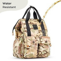 Little Story Elite Diaper Bag w/ Stroller Hooks & Changing mat -Camouflage For All Ages, Unisex (LS_DPEL_CF)