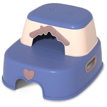 Eazy Kids 2-in-1 Step Stool - Blue For 6Months+, Unisex (EZ_FSS2IN1_BU)