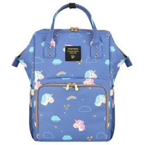 Sunveno Diaper Bag Unicorn XL w/ Sunveno Stroller Hooks For All Ages, Unisex (SN_XLDP_UBHK)